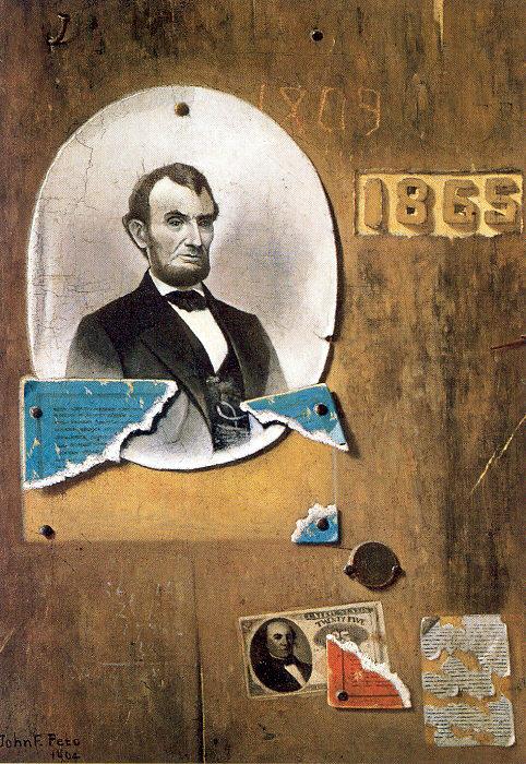 Peto, John Frederick Lincoln and the 25 Cent Note oil painting image